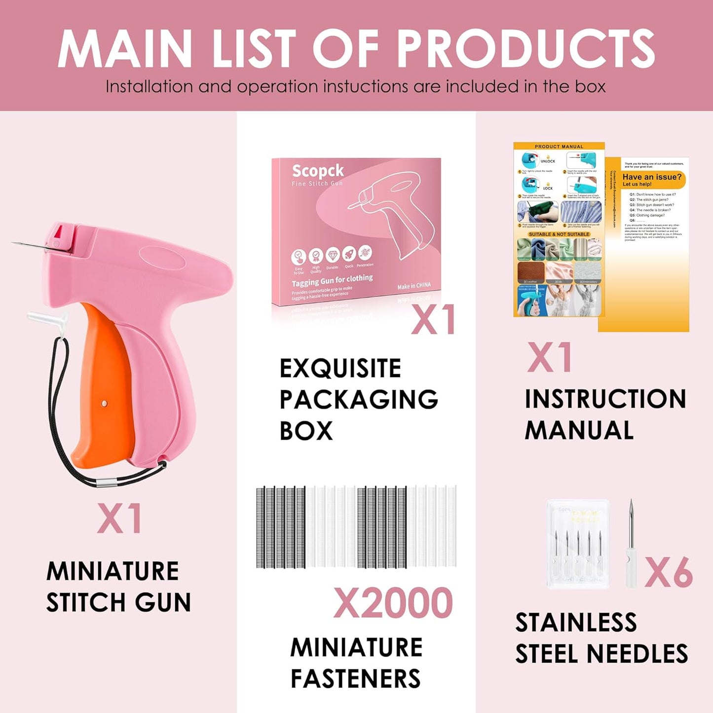 Handheld Stitch Gun Quick Clothing Fixer