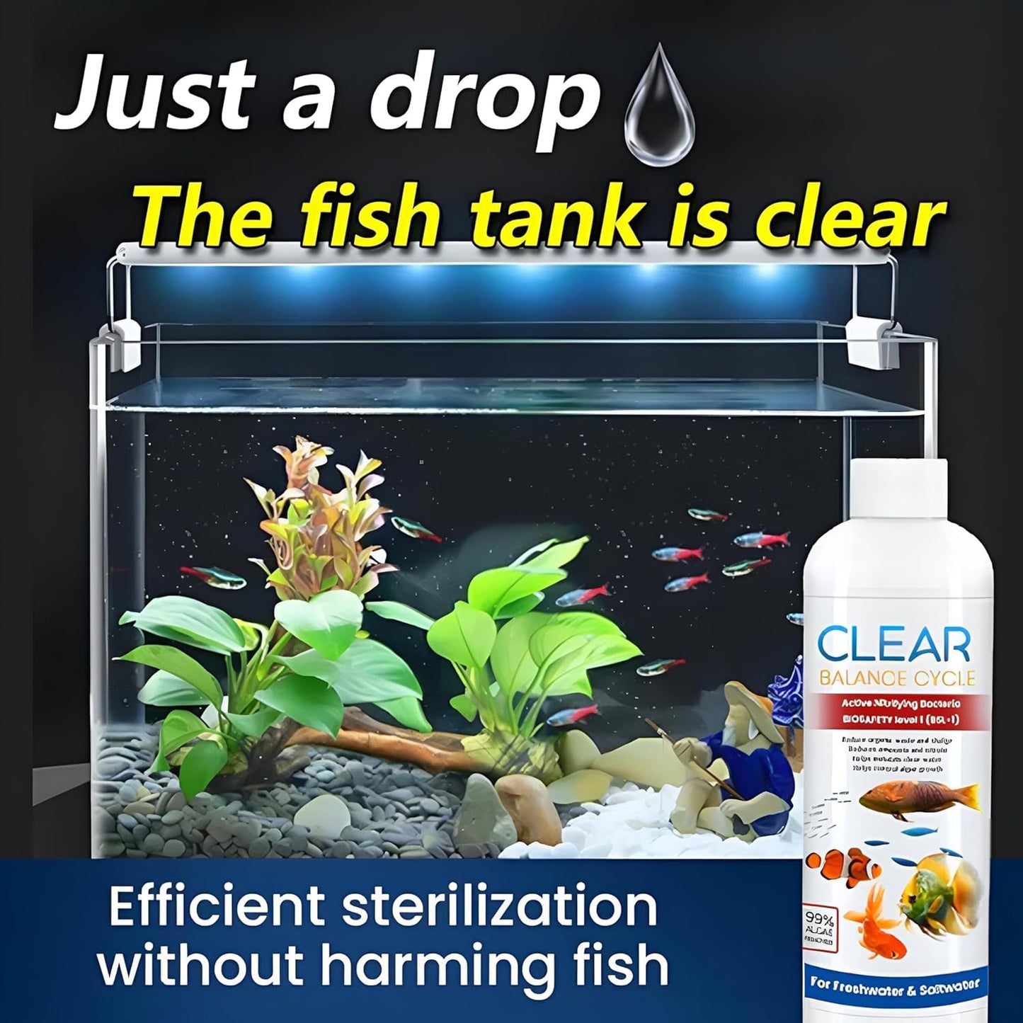 Fish Tank Water Purifier  100ml (BUY 1 GET 2 FREE)